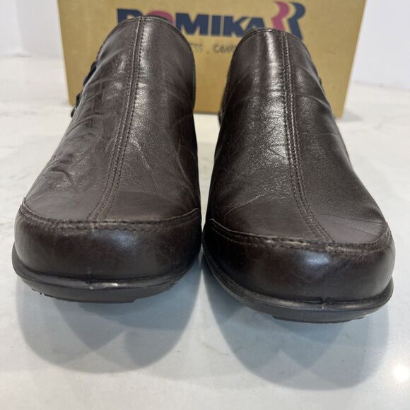 Romika NEW Shoes Citylight Brown Leather Slip On Comfort Casual Loafers EU43 12 - Picture 7 of 15